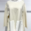 vêtements femme créateur meimeij italien vente en ligne top A10 beige boutiquekazak lyon