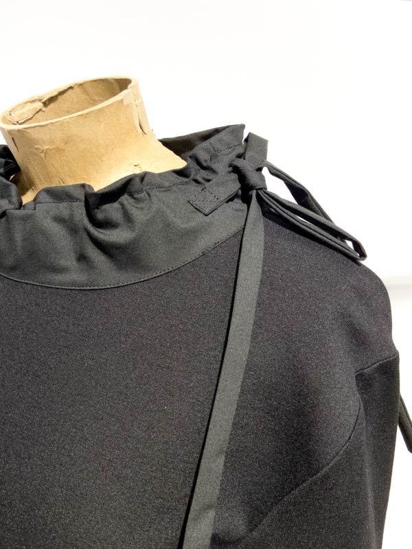vêtements femme créateur meimeij italien vente en ligne top A10 noir boutiquekazak lyon
