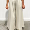 vêtements femme créateur meimeij italien vente en ligne pantalon B06 beige crème boutiquekazak lyon
