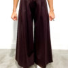 vêtements femme créateur meimeij italien vente en ligne pantalon B06 marron boutiquekazak lyon