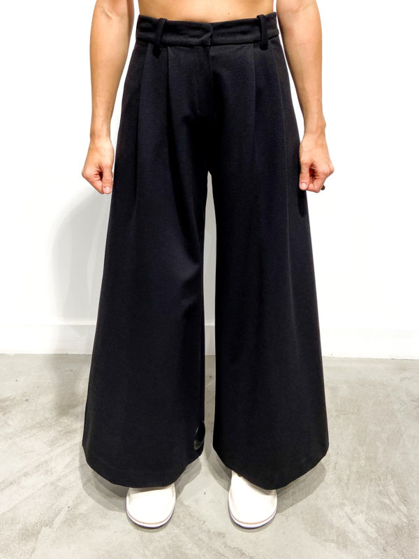 vêtements femme créateur meimeij italien vente en ligne pantalon B06 noir boutiquekazak lyon