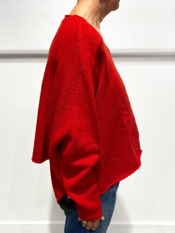 vêtements rundholz Pull Kapow rouge 1290702 hiver femme vente en ligne boutiquekazak lyon