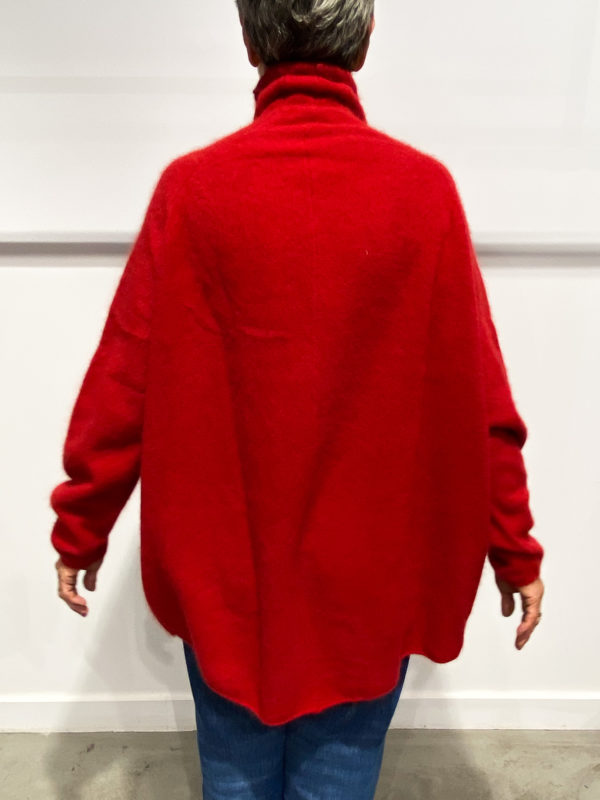 vêtements rundholz pull en racoon rouge 1417003 hiver femme vente en ligne boutiquekazak lyon