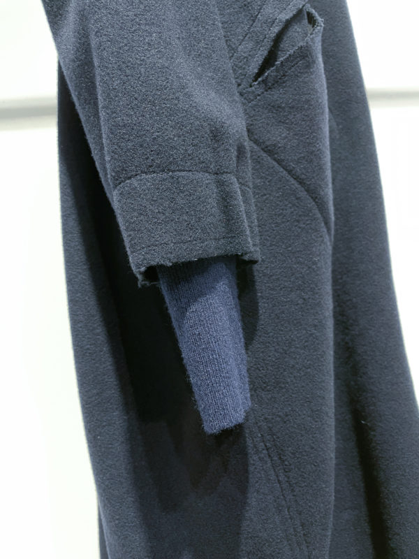vêtements créateur hannoh wessel allemand vente en ligne manteau milena bleu marine boutiquekazak lyon