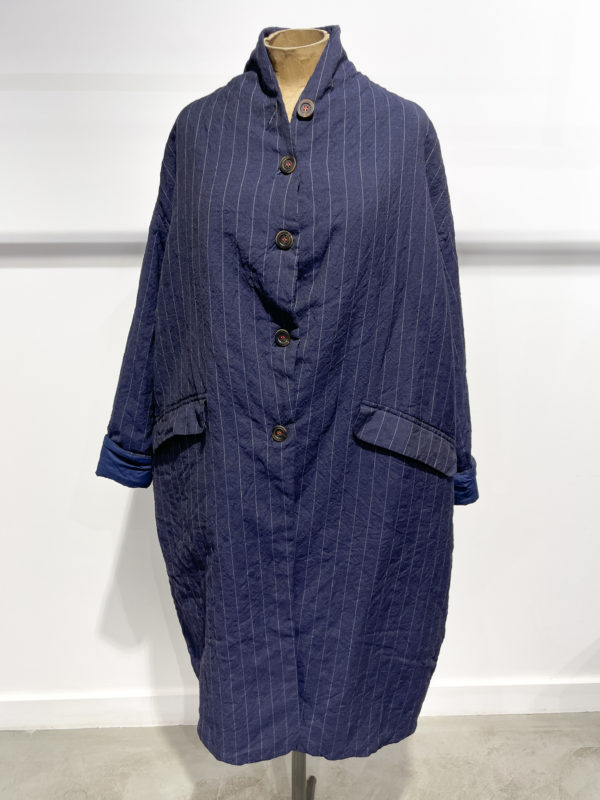 vêtements créateur hannoh wessel allemand vente en ligne manteau marisa bleu marine boutiquekazak lyon