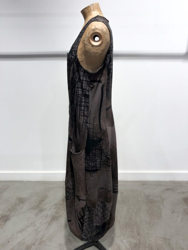robe sans manche rundholz noir créateur allemand femme vente en ligne boutiquekazak lyon