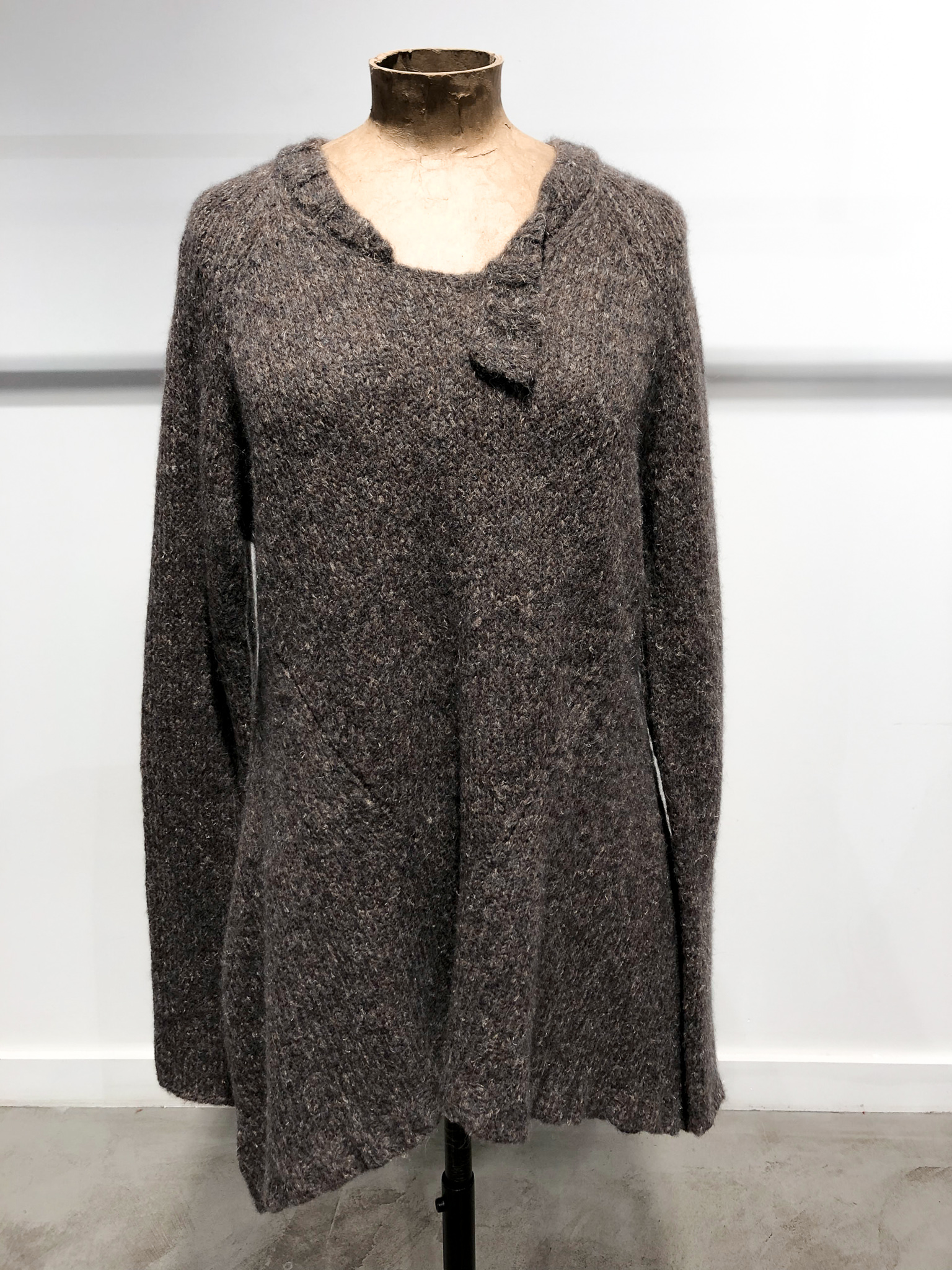 Pull col rond Taupe – Rundholz